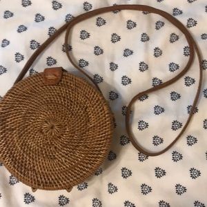Woven Round Bali Bag